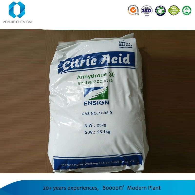 High quality/High cost performance  Food Additive Citric Acid Anhydrous Purity 99.9%