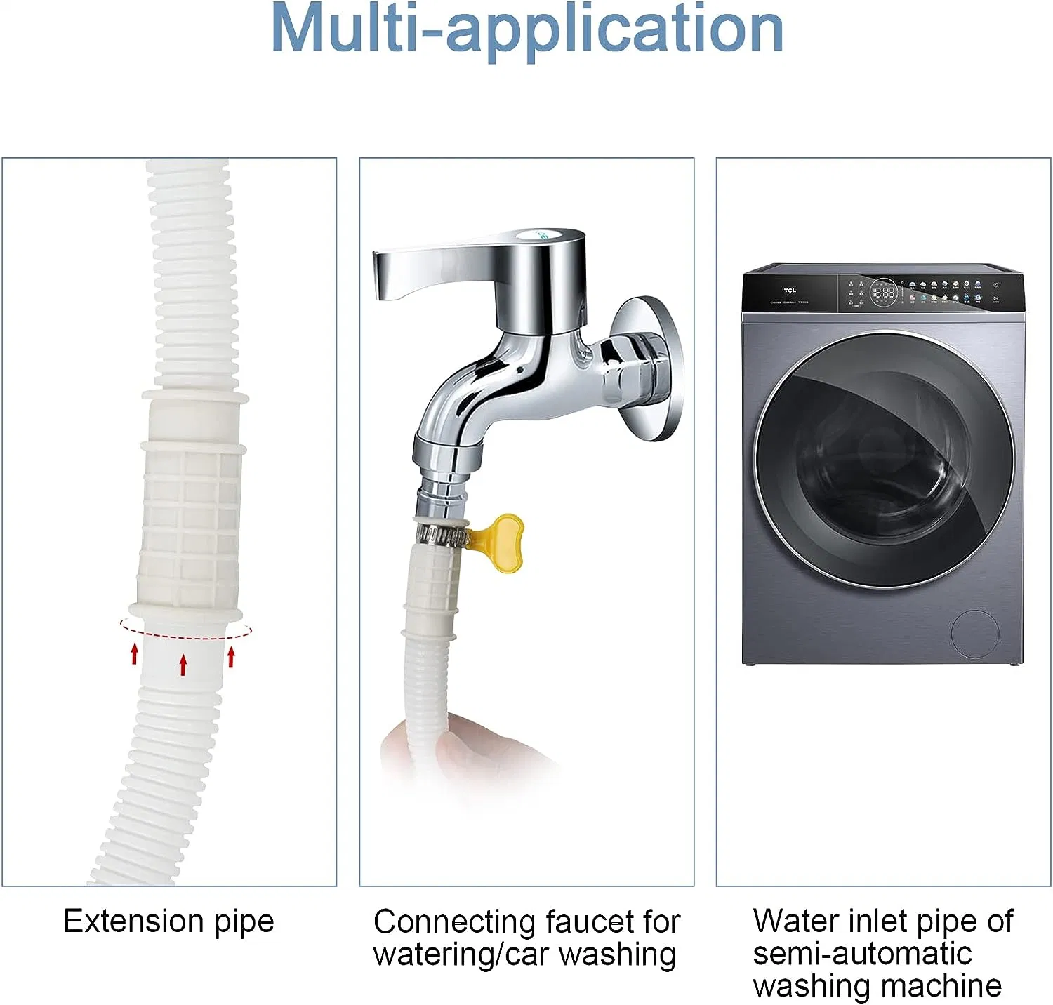 Kit de flexible de vidange de climatiseur tube en plastique pour condensat CA