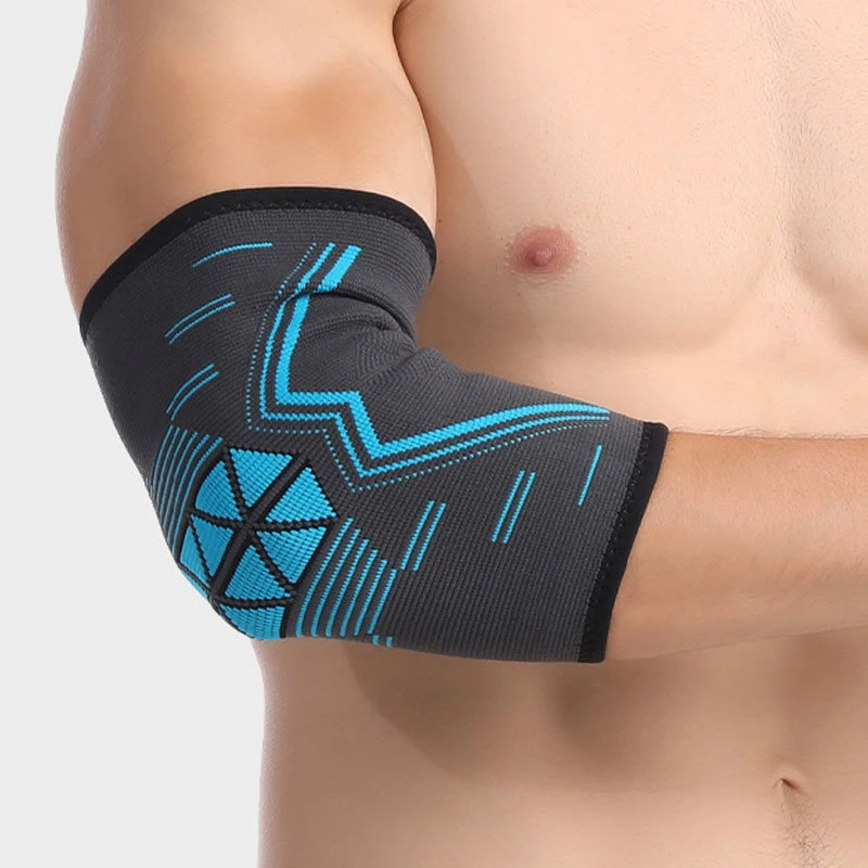 Comfortable Breathable Non-Slip Silicone Elastic Material Elbow Protection Safety Pad