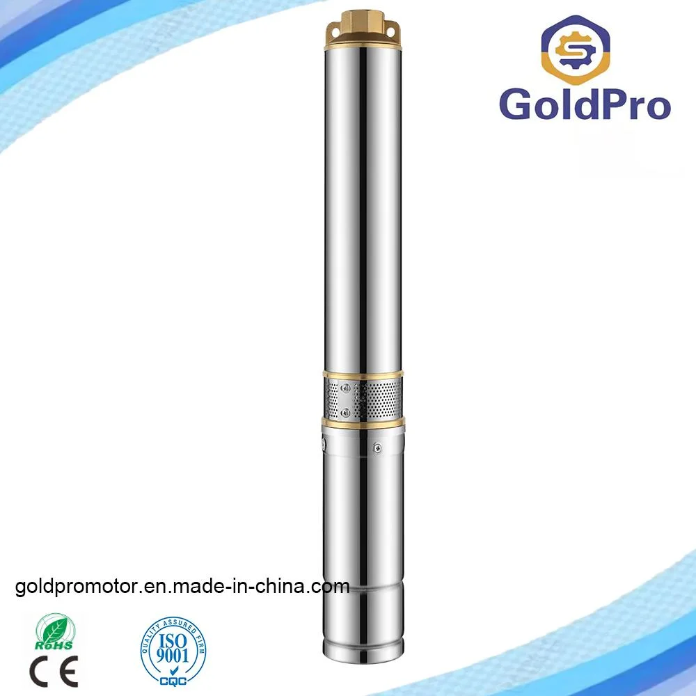 0.37kw 0.55kw 0.75kw 100% Copper Wire Electric Submersible Deep Well Water Pump