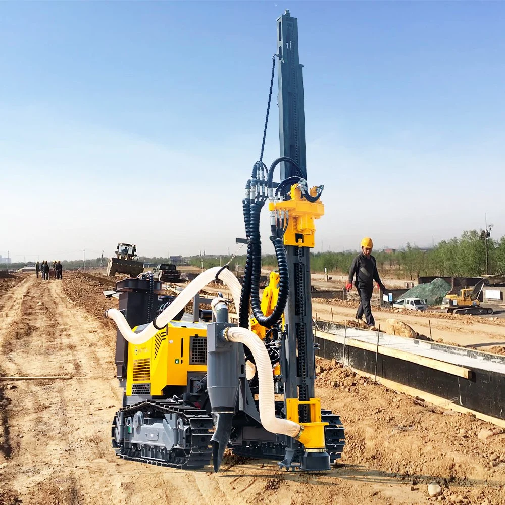 Crawler Hydraulic DTH Rock Blasthole Hammer Stone Drilling Machine