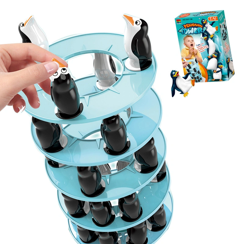 Educational Toys Desktop Interactive Toys Penguin Stacking Balance Tower Toy Game