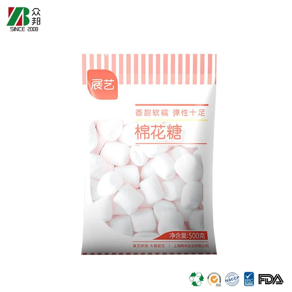 Custom printing food grade plastic packaging bags for cotton candy