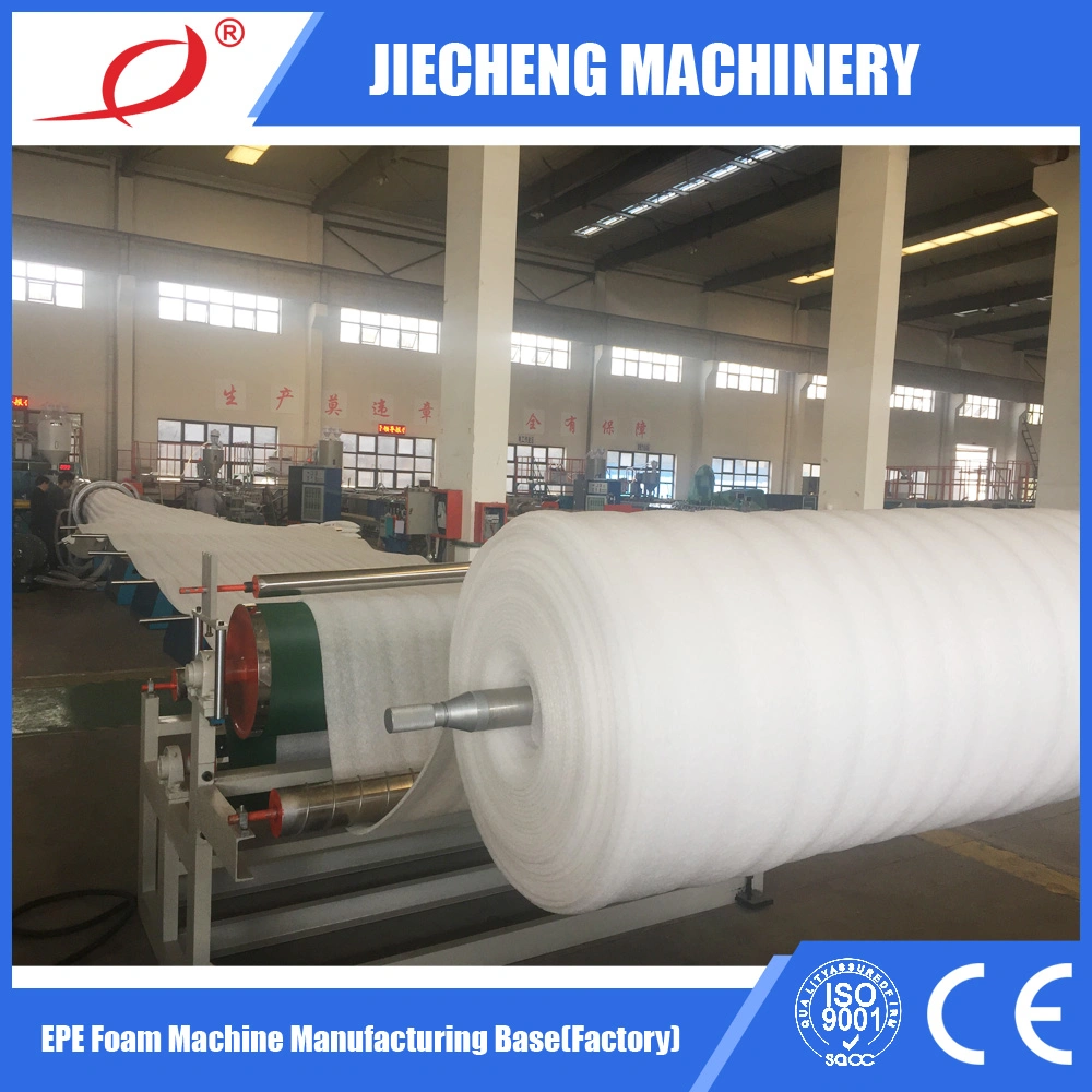 EPE Foam Sheet Machine Extruder Jc-300mm Expandable Polyethylene Plastic Machinery Manufacturer Low Density Good Cell Structure