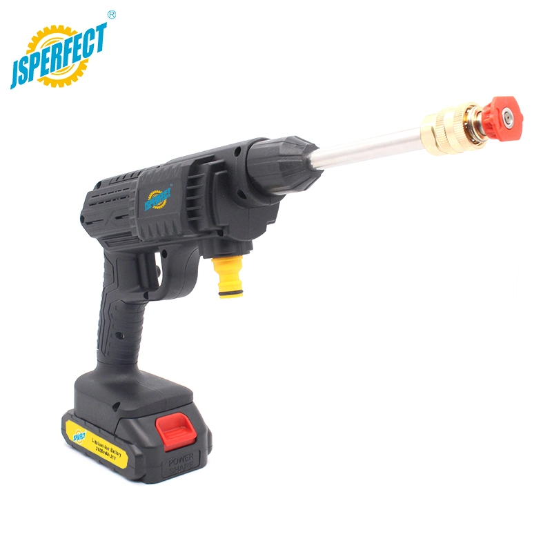 Jsperfect 21V Gun Handheld Cordless Car Care High Pressure Cleaning Car Washer