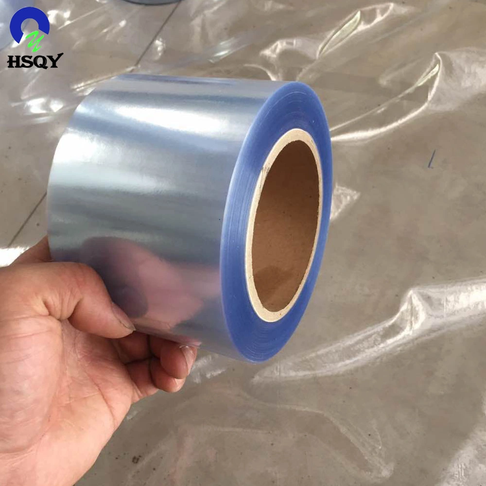 Bluish Plastic Flexible PVC Film Super Clear Soft PVC Film