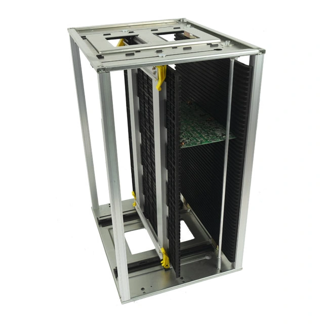 Antistatisches ESD-Getriebe Einstellbarer Leiterplattenmagazin Rack-Halter für SMD-Leitung