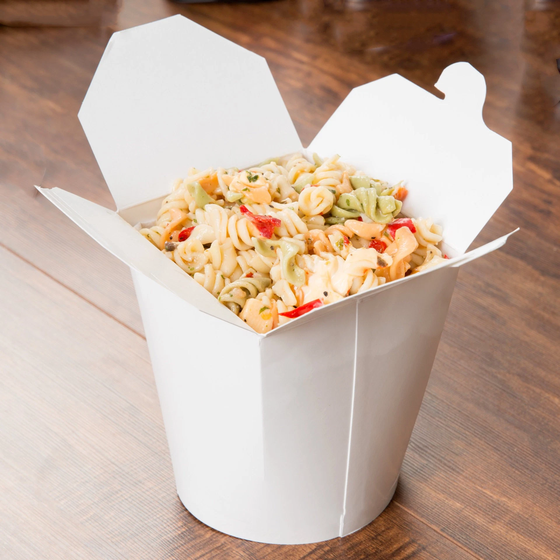 Custom Printed 16oz 26oz 32oz Takeout Food Box Packaging Water and Oil Proof Food Packing Paper Box at Cheap Price