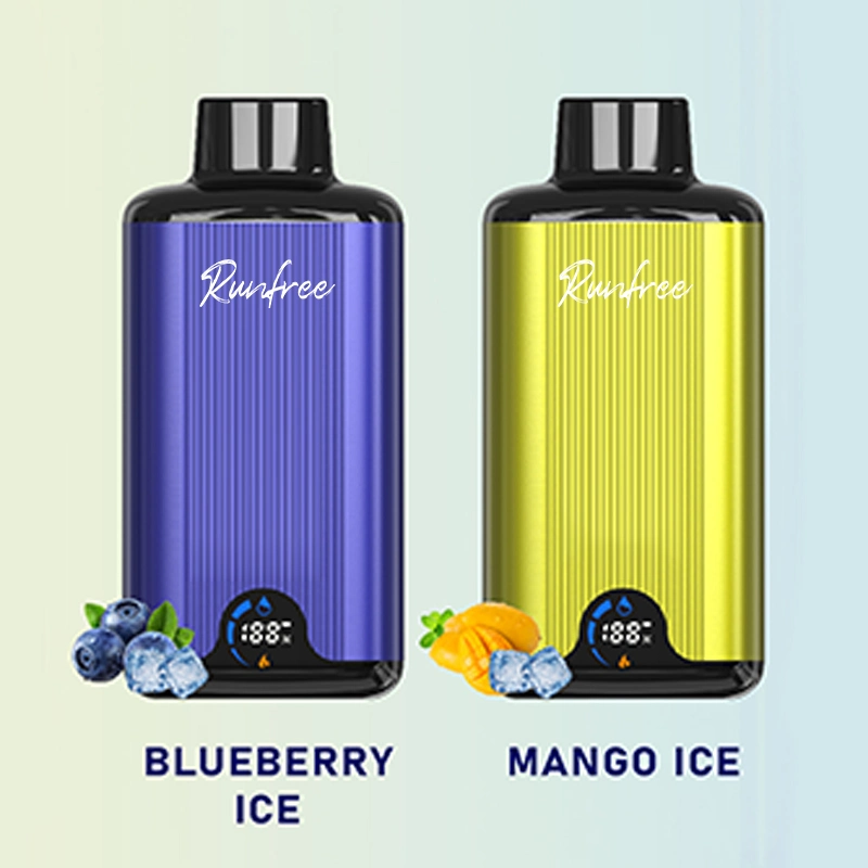 Meilleure alimentation Runfree15000 puffs Big Cloud livraison gratuite bon marché Vape Pods rechargeables avec filtre