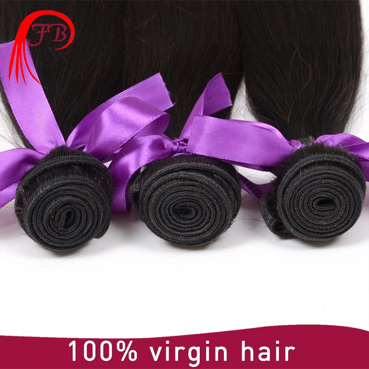 High quality/High cost performance  Grade 10A Unprocessed Natural Color Remy Brazilian 100% Human Hair Extension