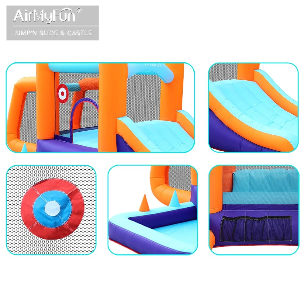 Bounce House Summer Funny brinquedos Children Pneumático Castle Soft Play Cadeira insuflável insuflável