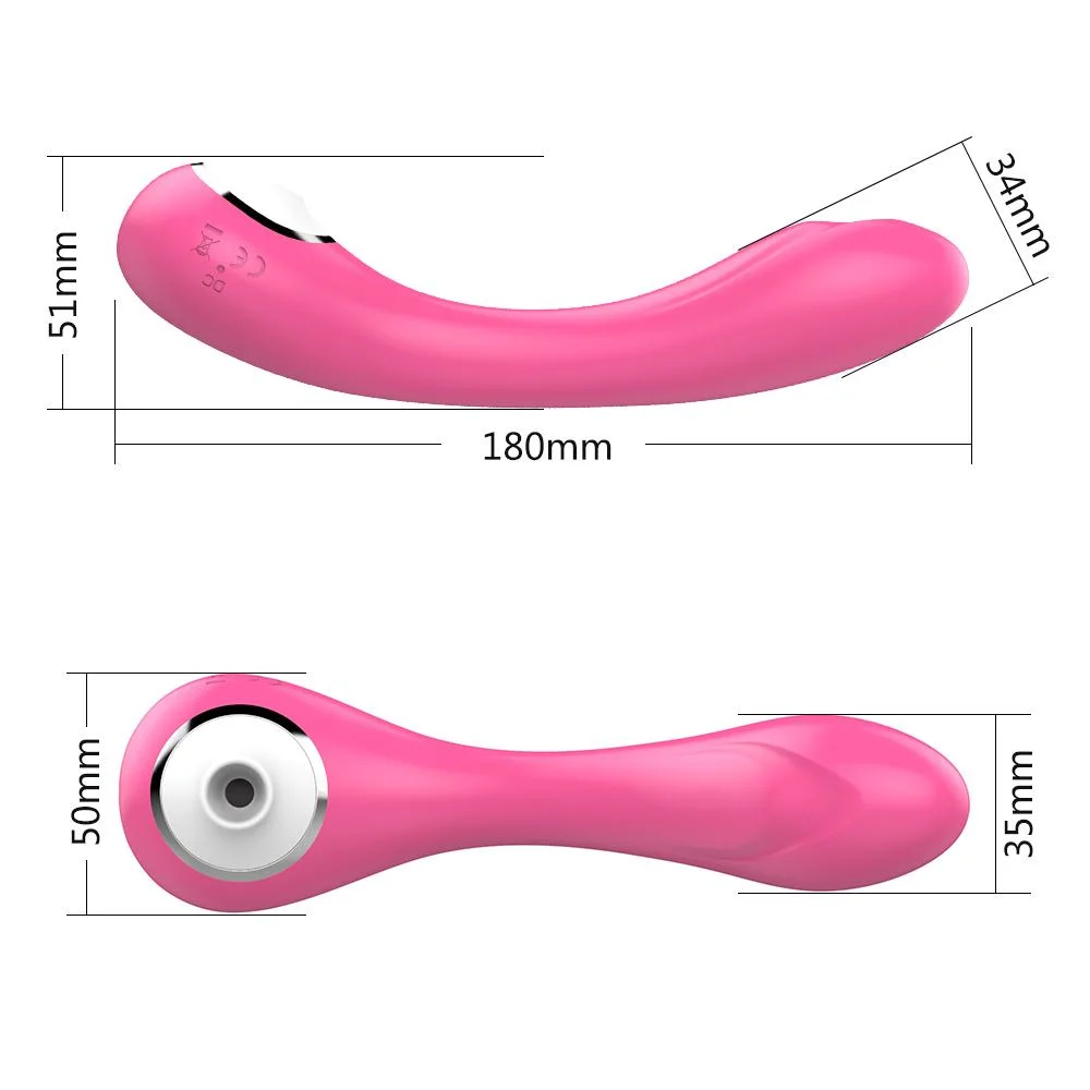 Powerful Medical Silicone Adult Sex Toys G Spot Sucker Clitoral Vibrator with Multiple Color