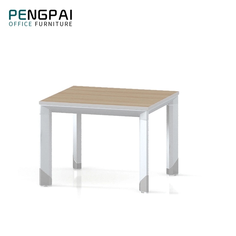 Pengpai Office Furniture Modern Wooden Coffee Table Set with Metal Legs