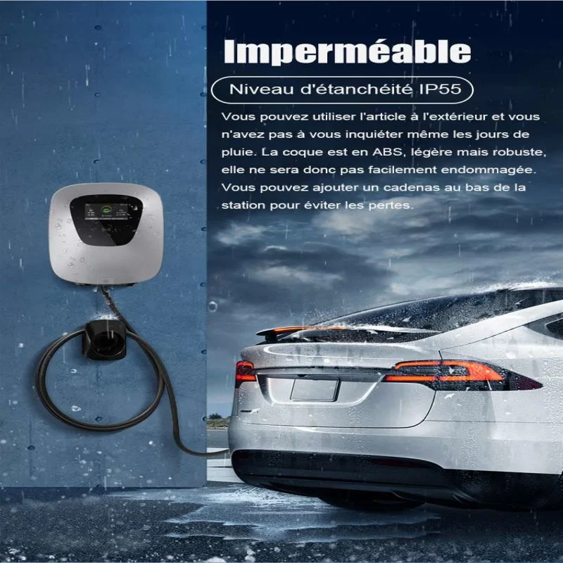 Superx Electric Vehicle Type 2 32A 22kw EV Chargers for Home with Leakage Protection