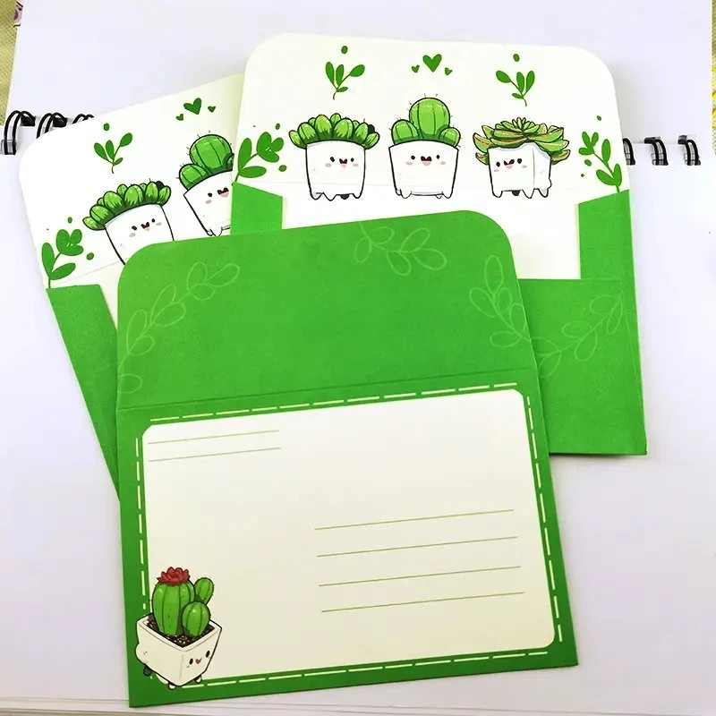 Custom Mini Thank You Card with Printed Envelope and Sticker