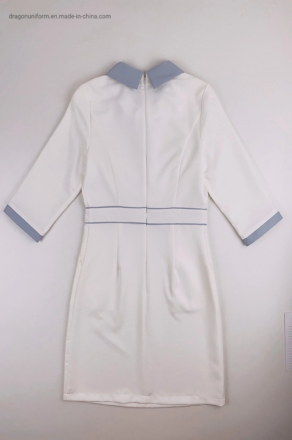 Aatcc 76 Robe d'infirmière pour femmes Tenue de travail de médecin Uniformes de personnel hospitalier Vêtements pour hôpital.