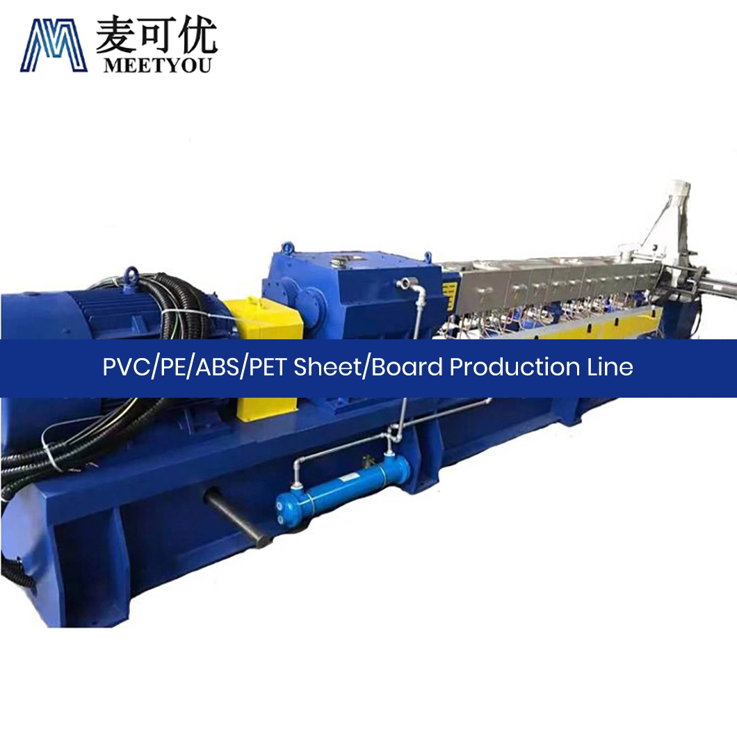 Meetyou Machinery PVC PE ABS Pet PVC Rigid Sheet Production Line Manufacturers Building Plastic Sheet Production Line China Automatic Plastic Pipe Extrusion