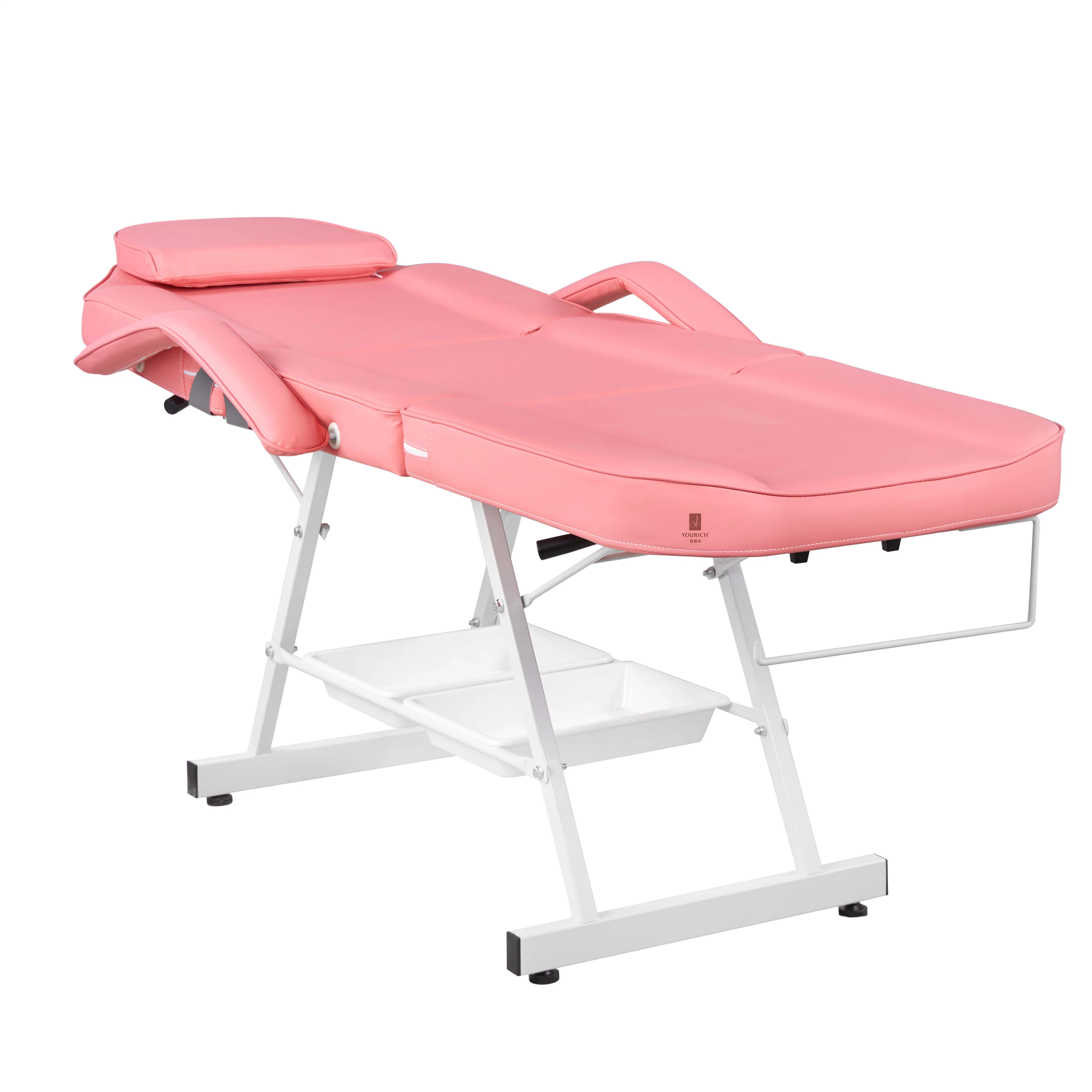 Table de massage avec boîte de rangement chaise faciale salon de beauté SPA Mobilier