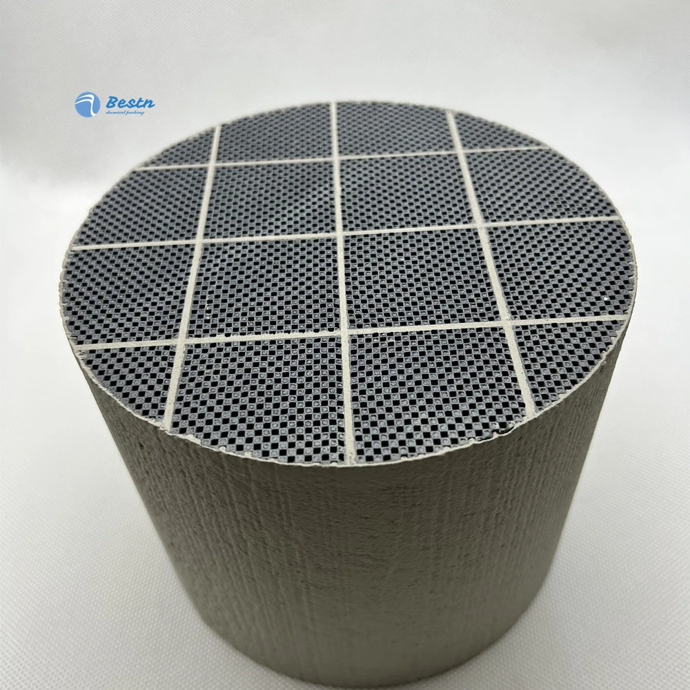 High Melting Point and Filtration Efficiency Silicon Carbide Diesel Particulate Filters Sic Wall Flow Filters for Diesel Vehicles and Ships