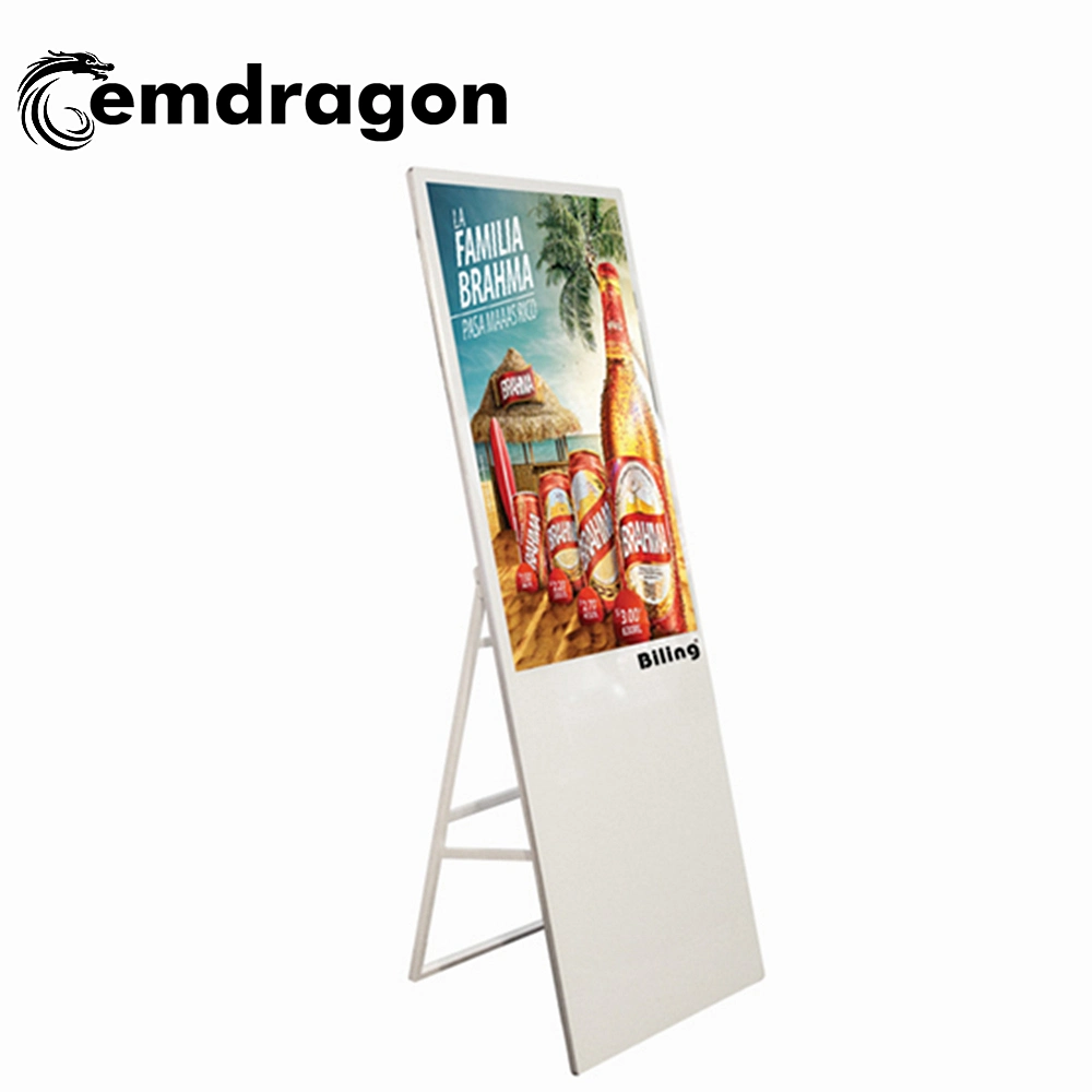 Indoor Advertising Player Portable LCD Digital Signage Advertising Screen 43 Inch LCD Ad Player All in One PC Screen Advertising Media Player