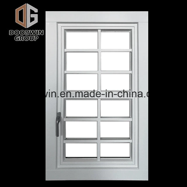 Nuevo estilo de manchas blancas de madera de roble Ventana Casement Windows