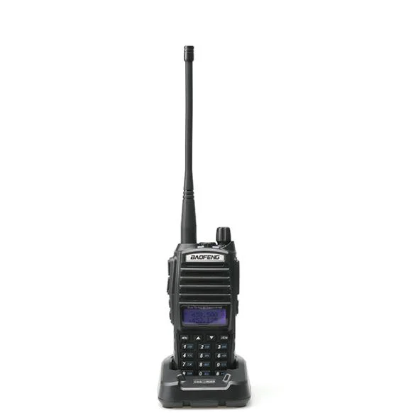 مسافة تتراوح بين 5 و10 كم من Baofeng UV-82 High Power 8W ووكي توكي راديو UHF/VHF PMR446 ثنائي الاتجاه