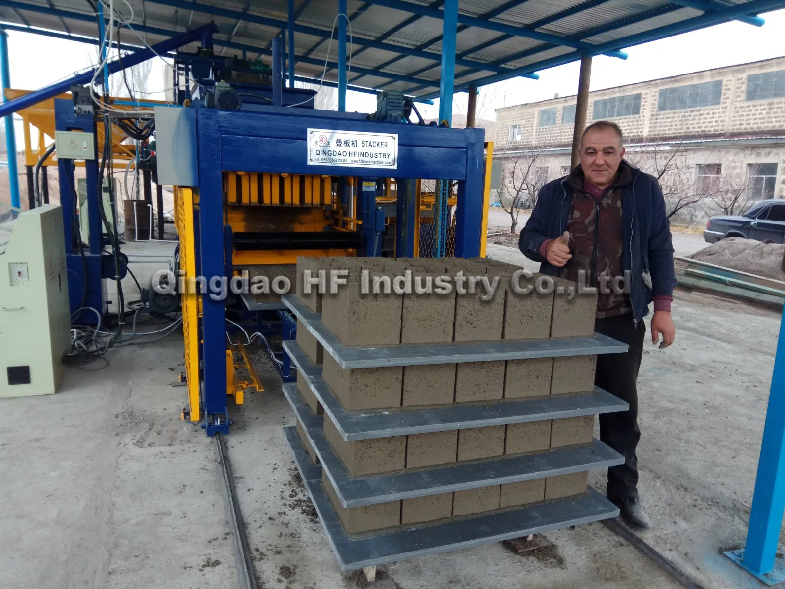 Qt5-15 High Density Concrete Blocks Fully Automatic Hydraulic Press Blocks Manufacturing Machines