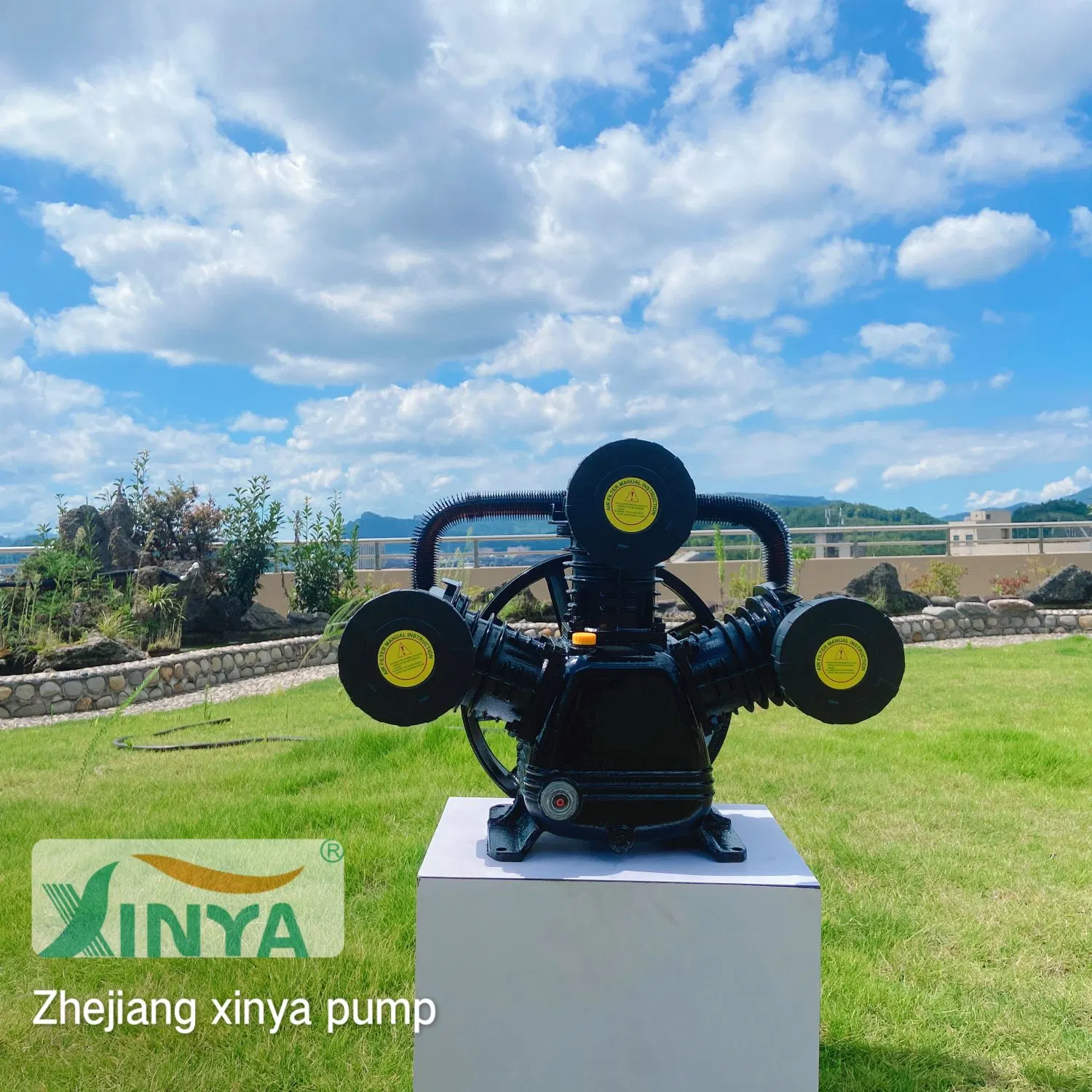 Xinya 90mm Piston Oil Lubricated Air Compressor Head Compresor Pumps