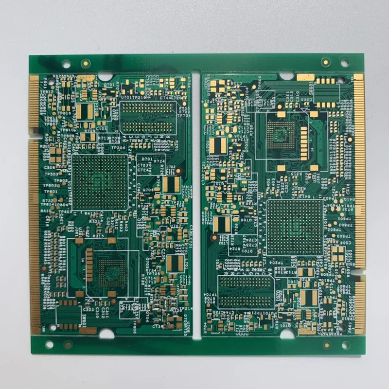 Cubierta plana 2,4 mm de doble cara de oro de inmersión placa PCB, la electrónica de placa de circuito de la Motherboard PCBA