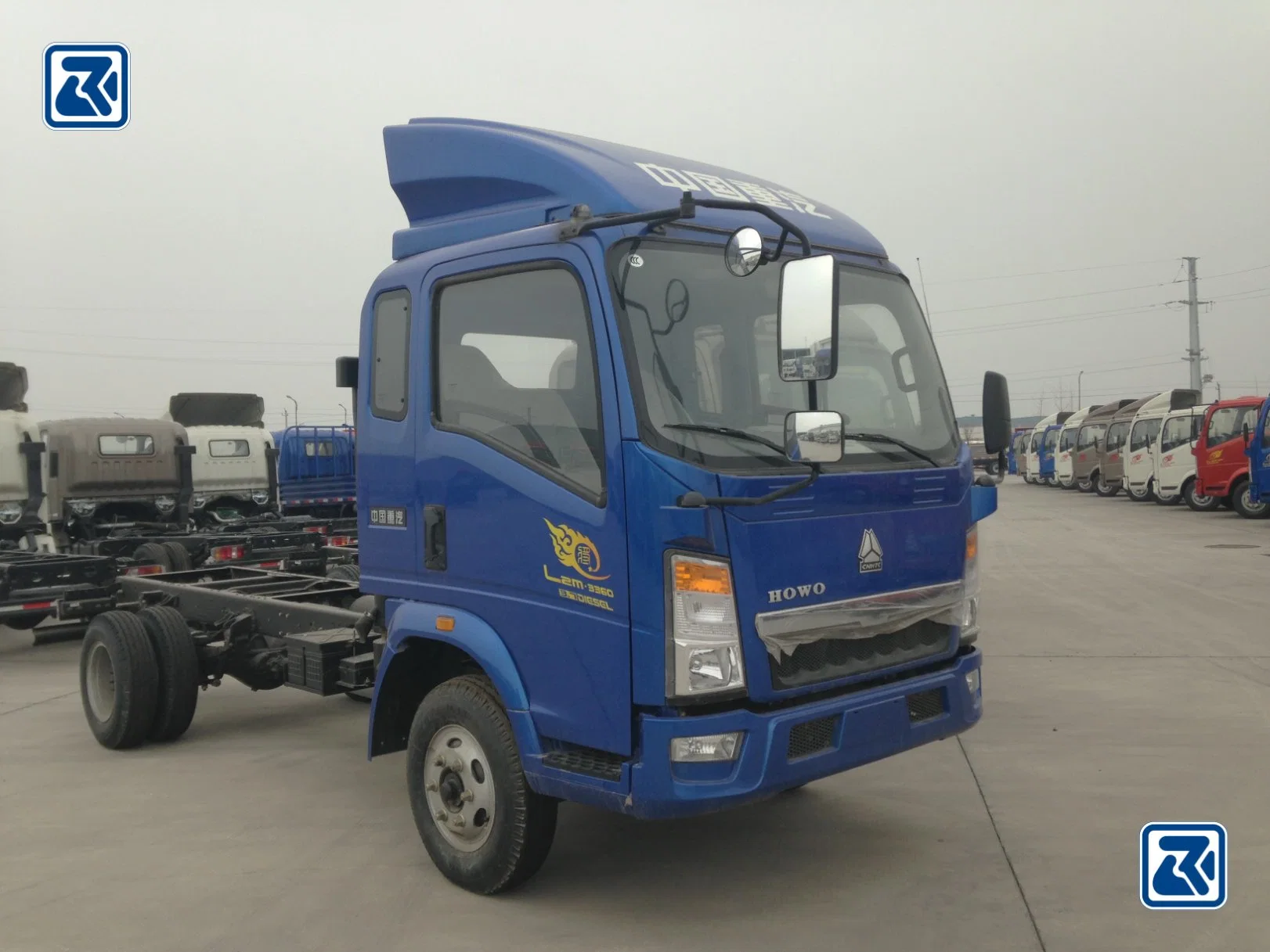 HOWO Light Duty Transportation Euro 2/3 Diesel Cargo Truck