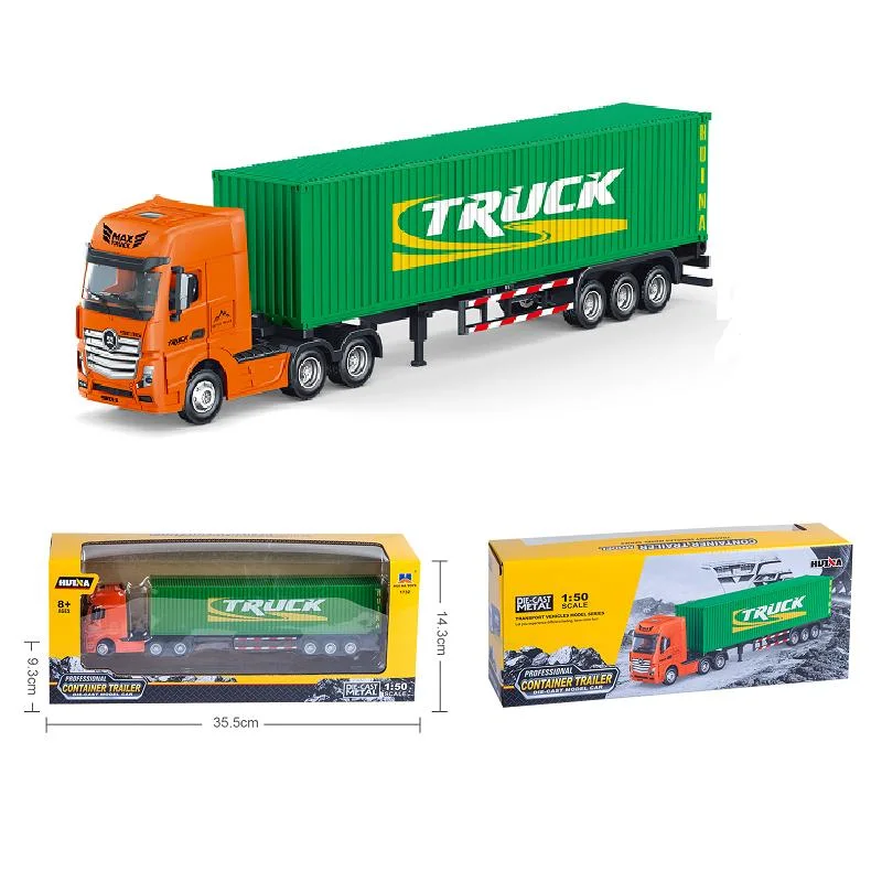 1: 50 Scalealloy Container Truck Diecast Toy Christmas New Year Gifts