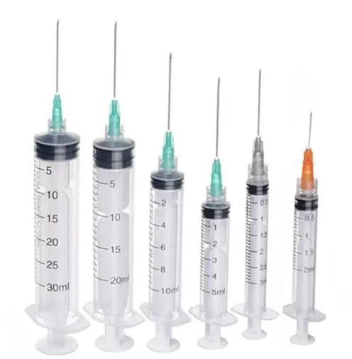 Intramuscular Injection OEM/ODM with Needle 3-Parts Sterile Disposable Syringe CE