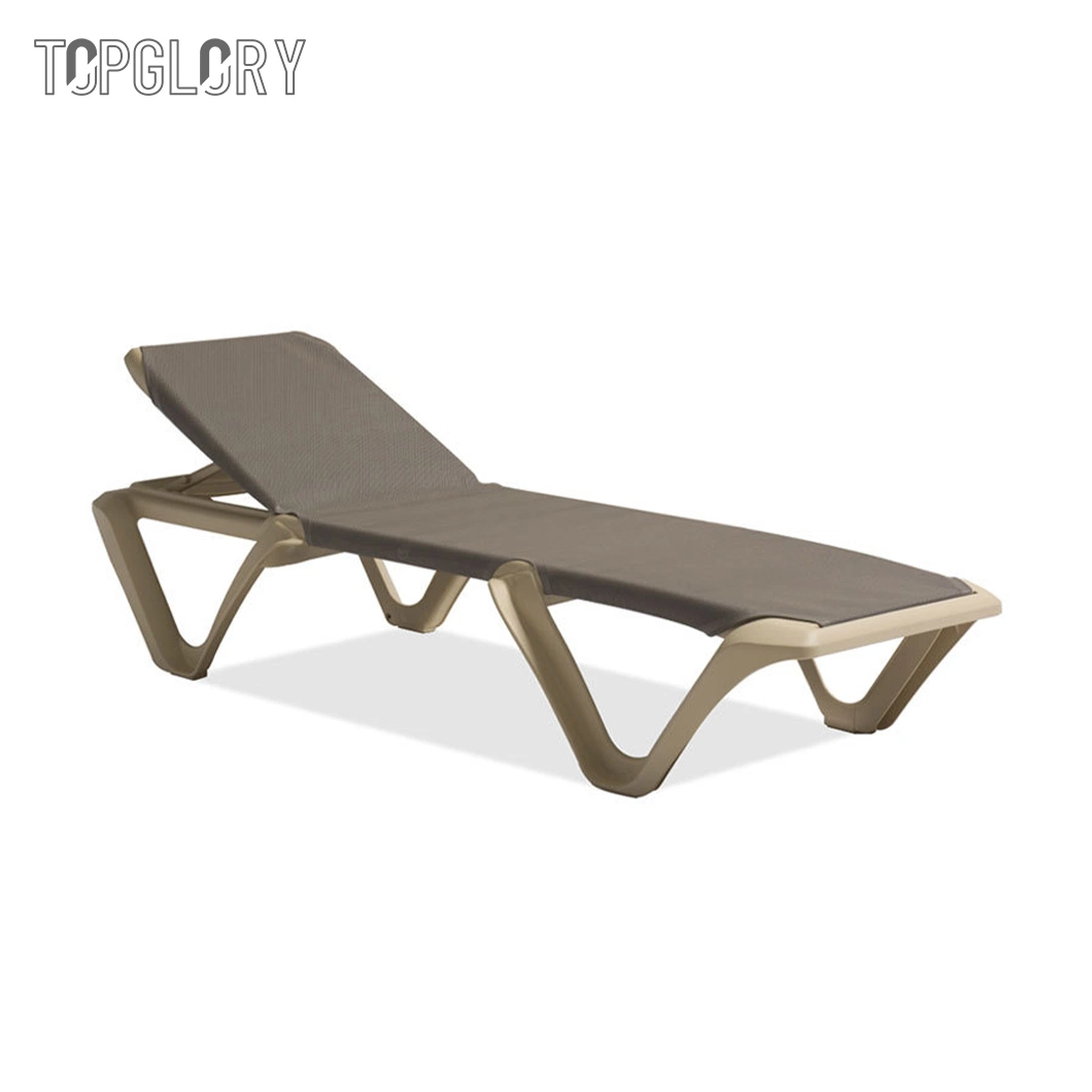 2022 Meubles de jardin patio Courtyard Chaise en aluminium de Luxe Bain de soleil