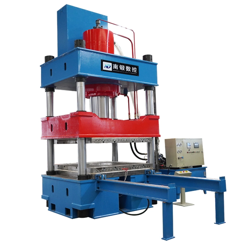 Hydraulic Hot/Heat Press Machine 630 Ton with Electrical Heating Plates and Moving Worktable