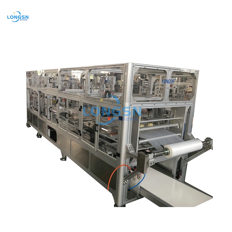 Automatic Empty Plastic Pet Bottle Bag Packing Packaging Machine with PVC Bag