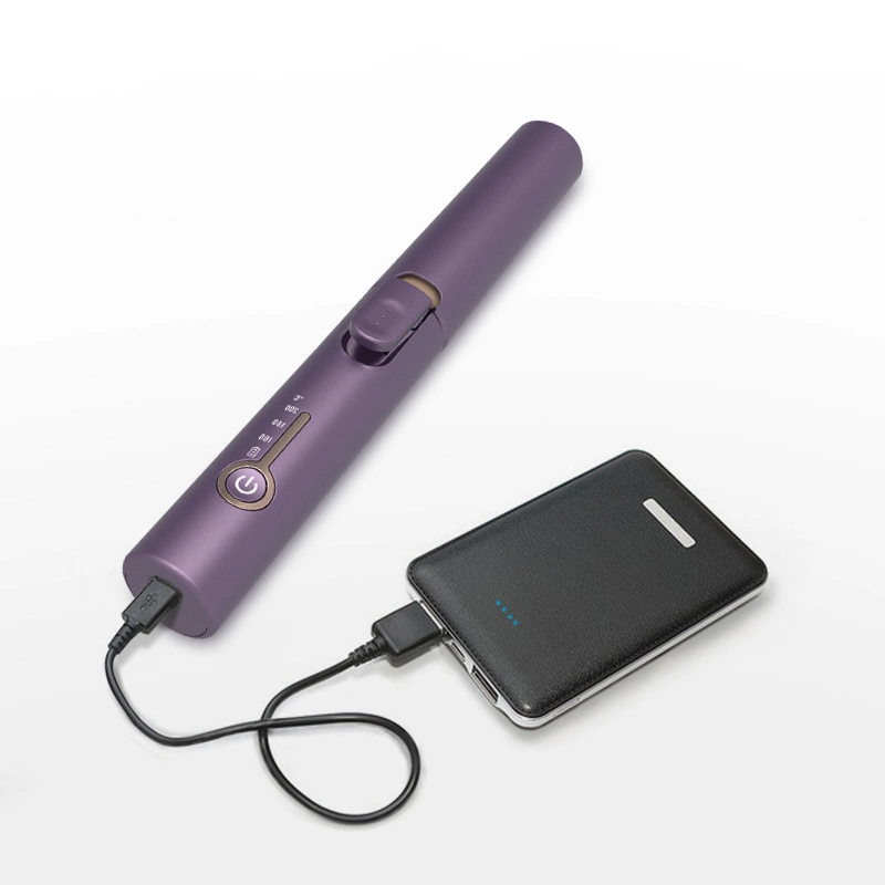 Température réglable RECHARGEABLE USB sans fil de fer à friser les cheveux électrique