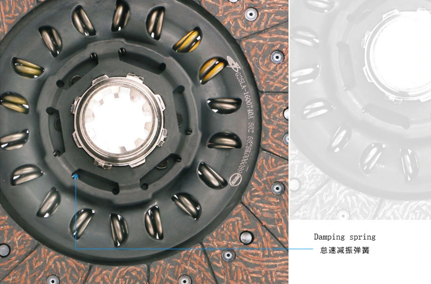 partes separadas do camião, tampa da embraiagem e subconjunto do prato de pressão (Y350T180-10P9-3) Acessórios originais para automóveis de alta qualidade Yuchai