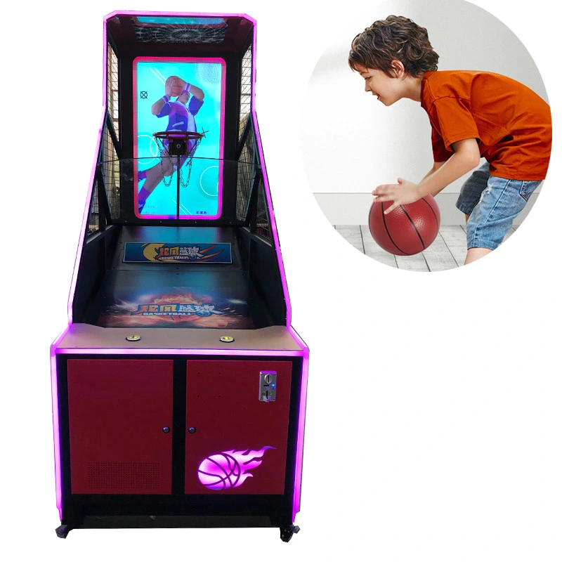 Vending Shot Trainer Coin Operated Basketball Arcade Game Shooting Machine