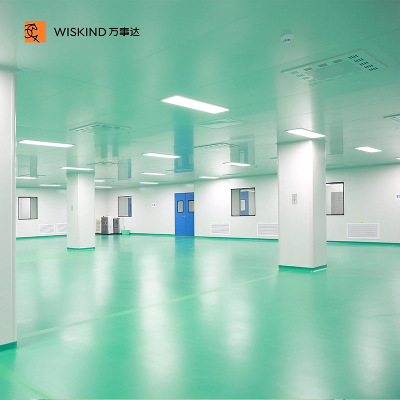 50mm/75mm/100mm/150mm PPGI Rockwool Sandwich Wall Panel Modular Cleanroom