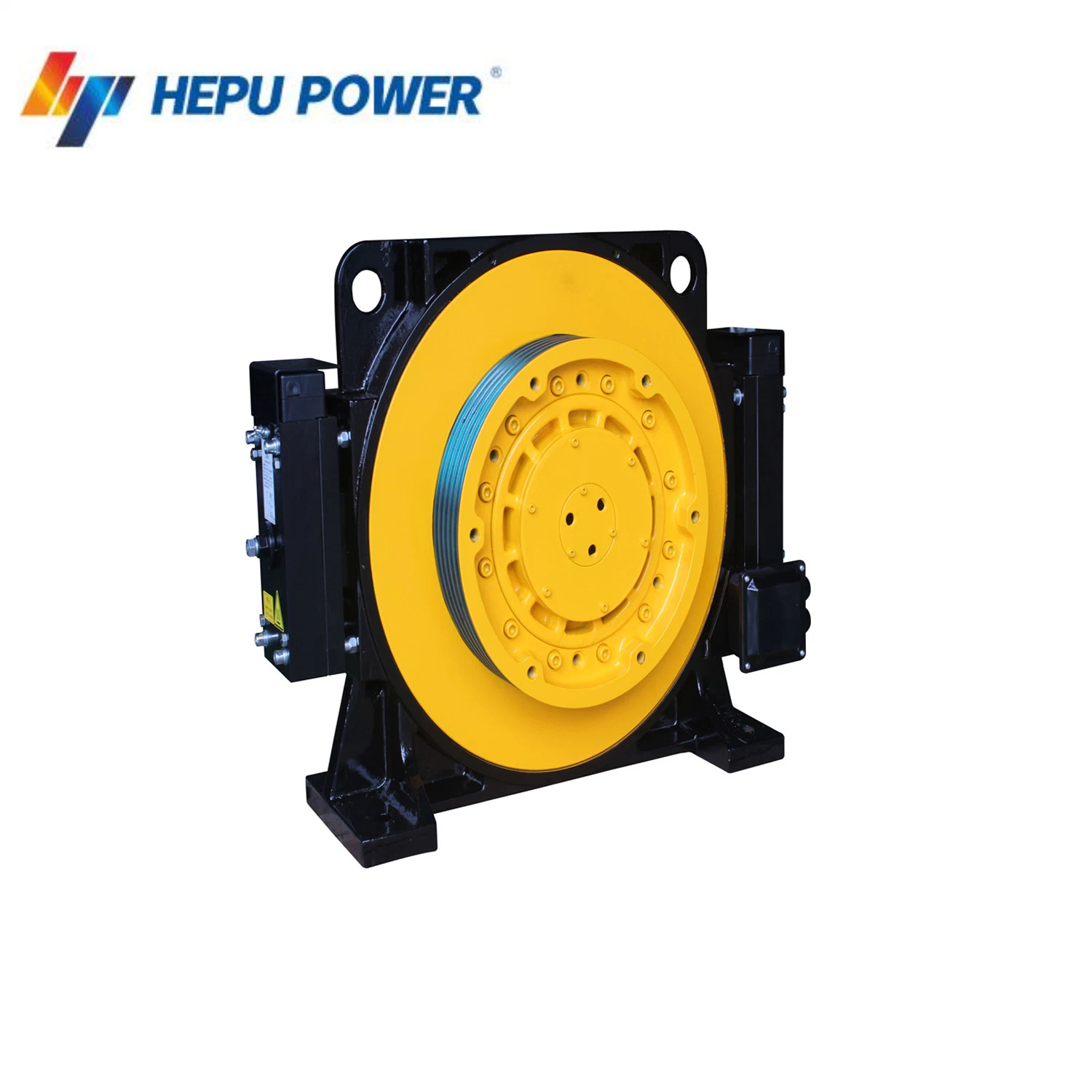 Traction Machine Traction Sheave Brake Pad Encoder Passenger Lift Components Elevator Parts