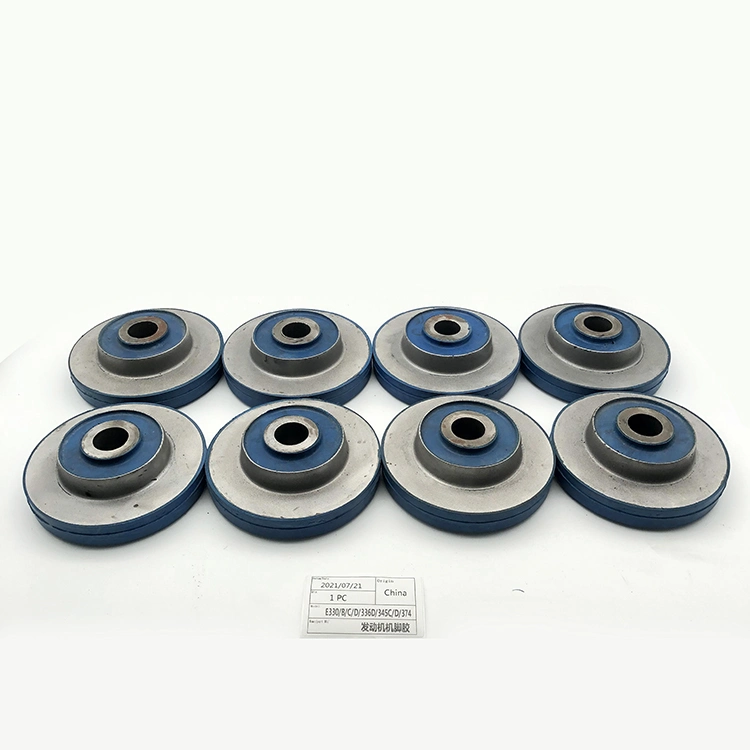 Accessories for Excavator Engine Mounting E330b E330c E330d E336D E345c E345D E374 Blue Engine Cushion