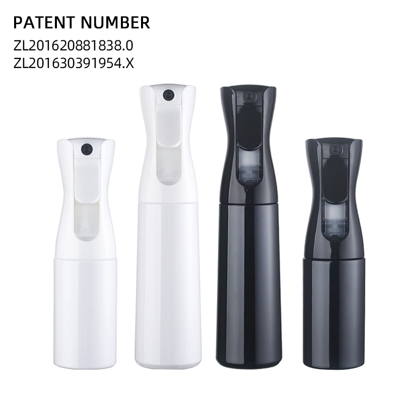 Plastic Misty Trigger Sprayer Bottle 200ml 300ml Water Barber Hair Fine Mist Continuous Spray Bottle