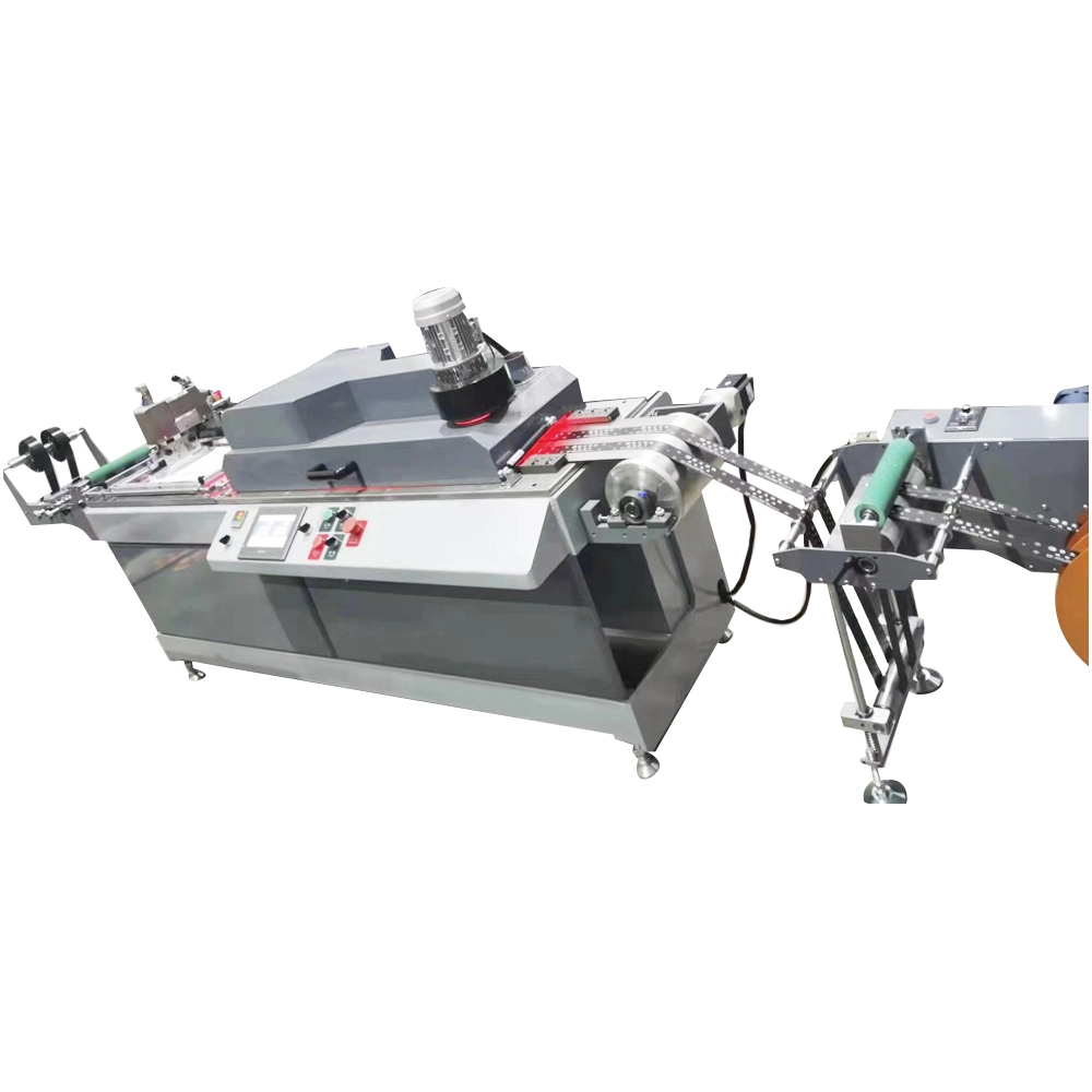 Jdz-2001 Jingda One Colour Roll to Roll Garment Care Label Narrow Fabric Ribbon Silk Screen Printing Machine for Cotton Tape, Elastic Band, Lanyard, Knit Tape