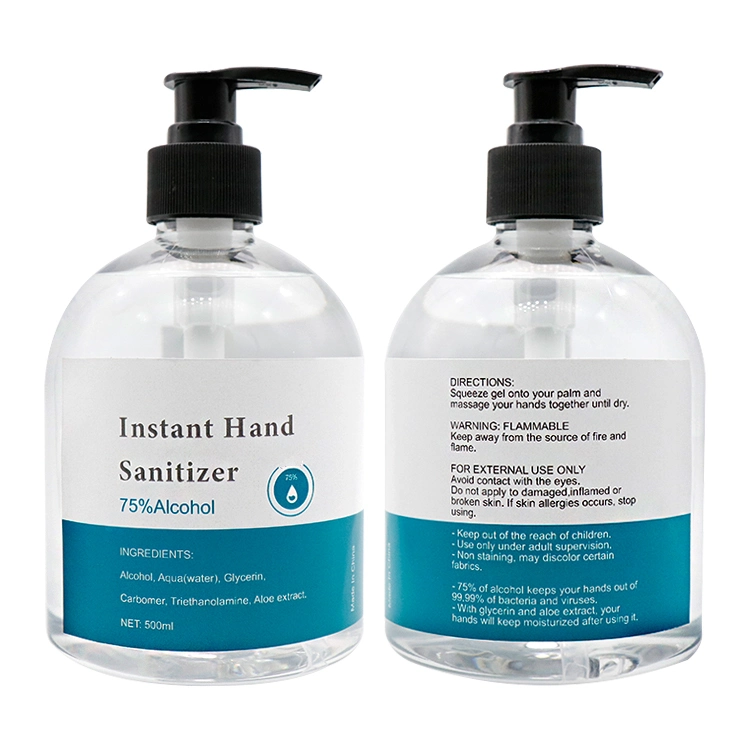 Antibacterial Antiseptic 75% Alcohol Hand Sanitizer Bulk