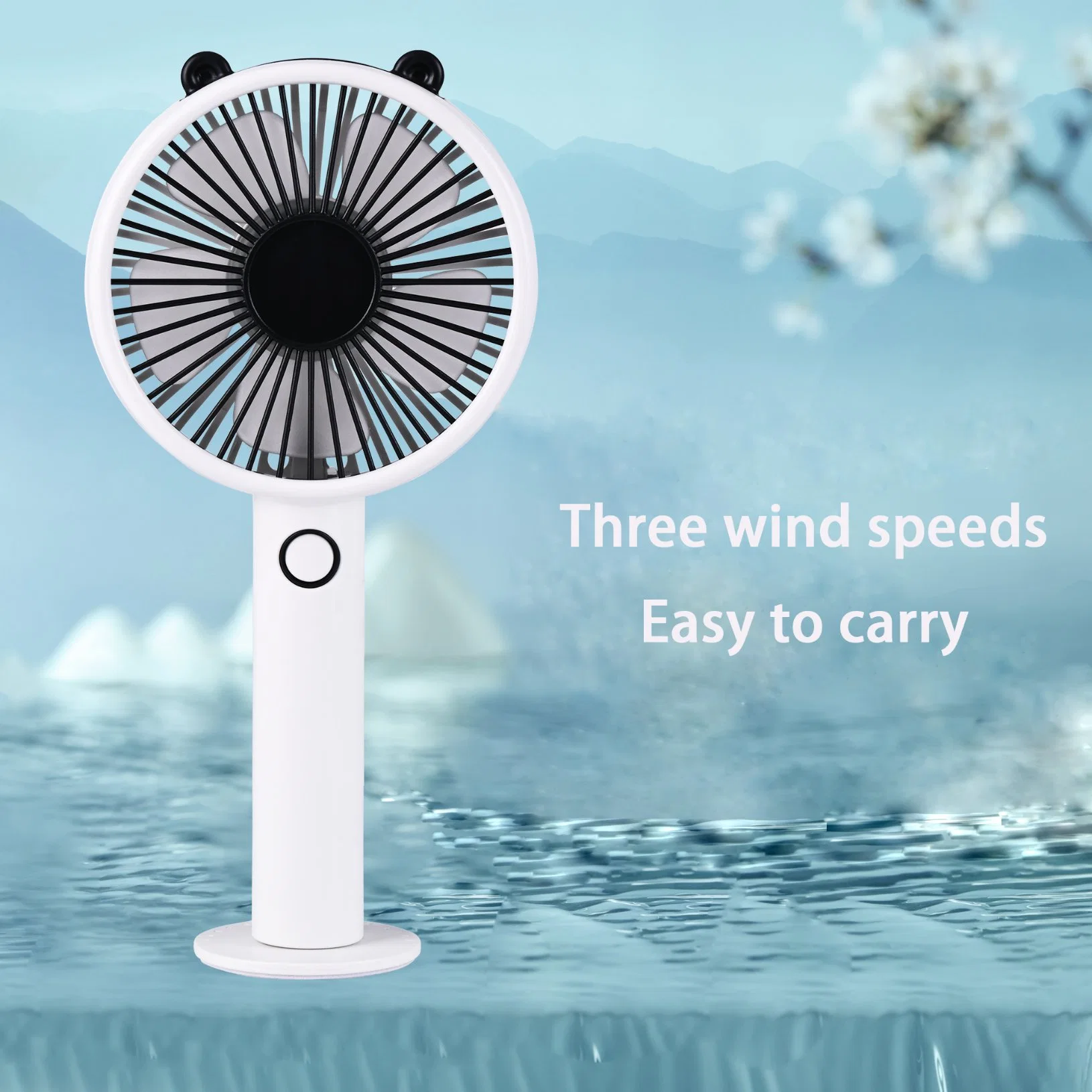 USB Small Electric Fan, The Wind Speed of Powerful Airflow in Three Stages Can Be Adjusted, and The Light Portable Electric Fan Is Most Suitable for People to G