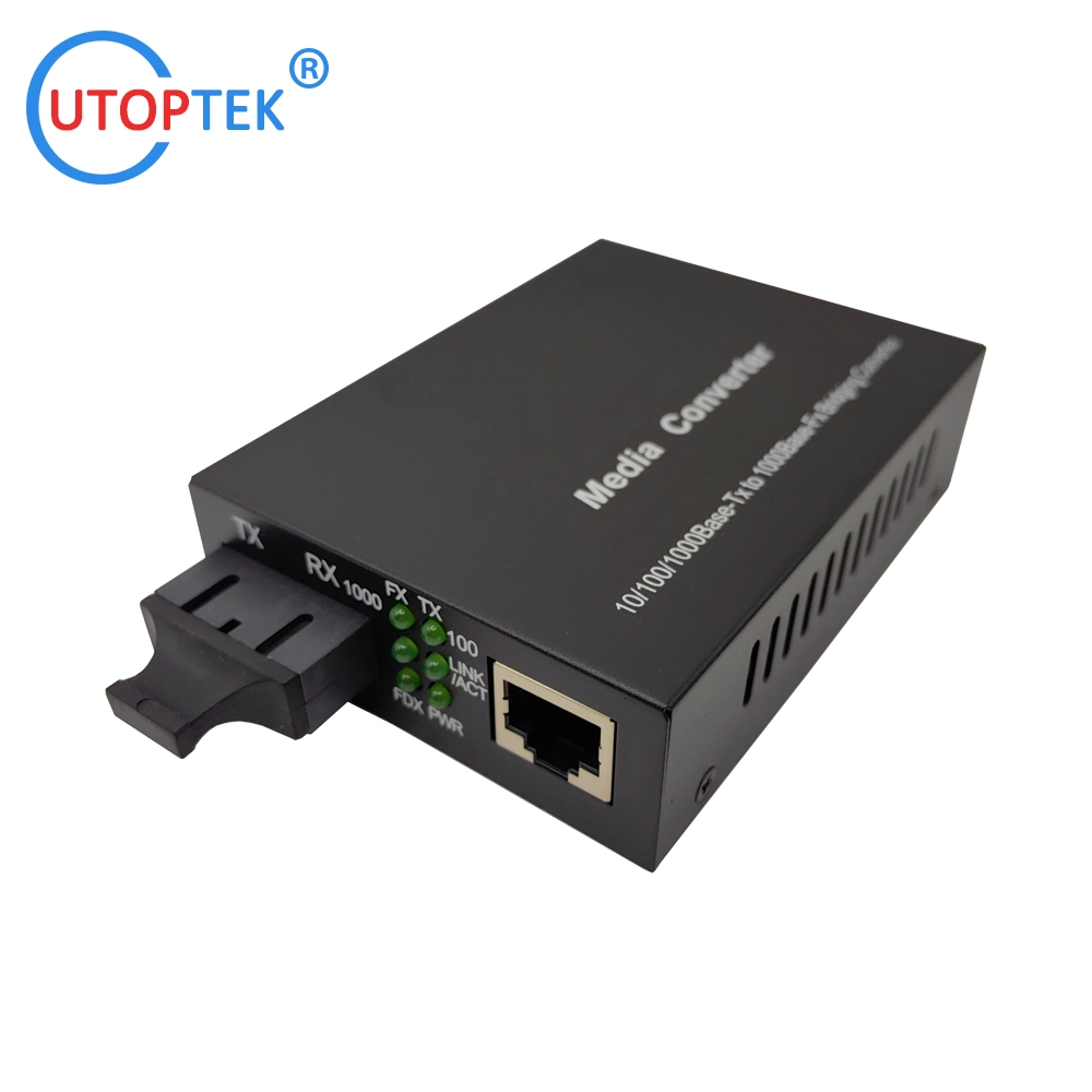 Good Quality 10/100/100m Optical Fiber Media Converter 20km 1310nm Conversor De Medios De Fibra