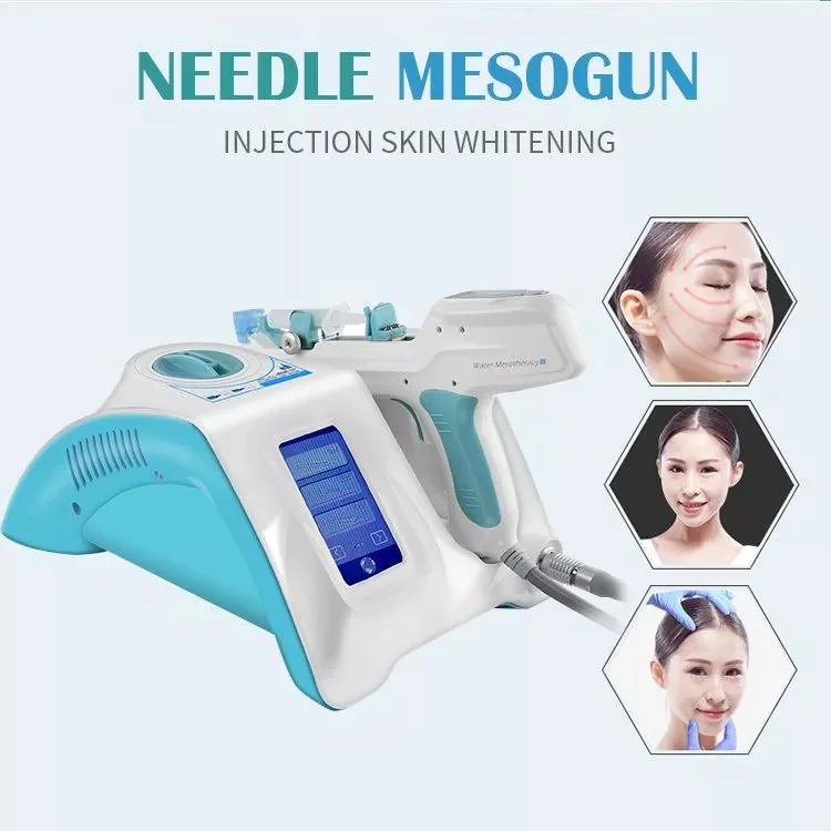 Appareil de beauté faciale aiguille de Mésogun injecteur peau blanchissant rajeunissement acné Pistolet méso de levage de la face de traitement