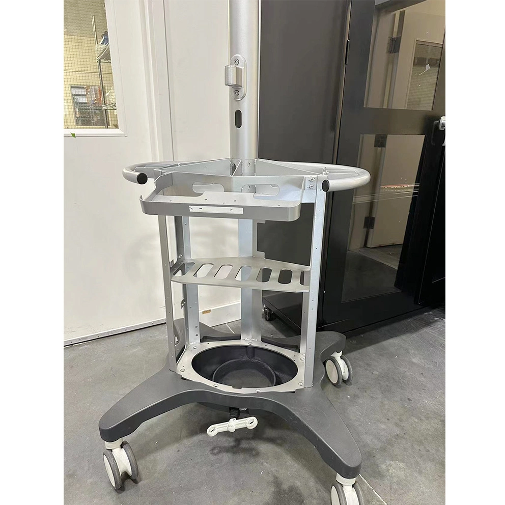 Factory Manufacturer OEM/ODM Medical Emergency Patient Stainless Steel Nursing Treatment Trolley