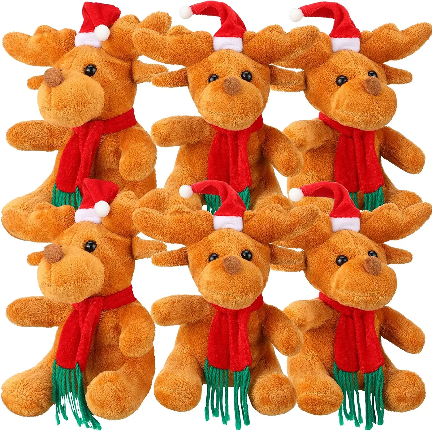 Christmas Festival Promotional Stuffed Soft Plush Soft Reindeer Toy Children Toys OEM ODM Decoration Factory Manufacturer BSCI Sedex ISO9001