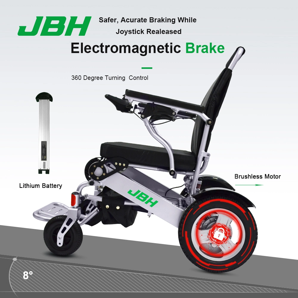 Disable Lightweight Electric 120 Kgs 250W Motor Wheelchair